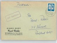 34355 W3513 Dahlheim , Kr Hann Münden - Landpoststempel