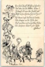 Kind Zeppelin, F. Graf von Künstlerkarte
