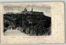 60025 Loreto 1903 - Basilica della S. Casa daila Stazione