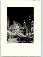 97318 W8710 Kitzingen Winter Marktplatz Weihnachtszeit