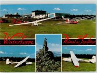 36129 W6412 Wasserkuppe , Kr Fulda - Segeflug Flugplatz Segelflieger