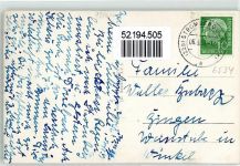 55442 W6534 Stromberg , Hunsrück - Kurhaus Oberpräsident Dr Fuchs Mütterheim Haus Obentraut