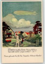 Amtsberg, Otto Zeppelin-Erkener-Spende Zeppelin Künstlerkarte