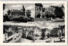 56727 W5440 Mayen - Brückentor Rathaus Marktplatz Genovevaburg