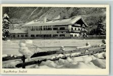 83727 W8162 Neuhaus b Schliersee - Winter Jugendherberge Josefstal Ort lt. Stempel