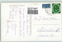 83727 W8162 Neuhaus b Schliersee - Winter Jugendherberge Josefstal Ort lt. Stempel