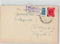 86672 W8851 Neukirchen b Thierhaupten - Landpoststempel