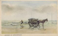 2491 Scheveningen - Scheveningen (Niederlande) Leporello I-II (Ecken abgestossen)