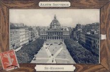42000 Saint-Etienne - Saint-Étienne (Frankreich) Leporello II (kleiner Einriss)