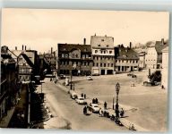 09337 O9270 Hohenstein-Ernstthal Foto AK Marktplatz Denkmal Auto
