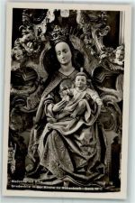 82401 W8121 Rottenbuch , Oberbay - Madonna mit Kind Gnadenbild in der Kirche