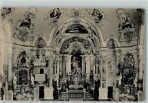 87484 W8964 Nesselwang - Inneres der neuen Pfarrkirche