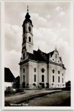 88416 W7955 Steinhausen an der Rottum - Kirche Ort handschriftlich