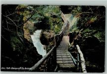 Ballycastle - Glen Path Glenarriff Wasserfall Brücke
