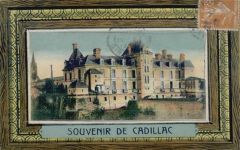 33410 Cadillac - Cadillac (Frankreich) Leporello Schloss I-II (fleckig RS)