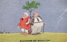 Bouillon - Bouillon (Belgien) Leporello Gewitter I-II