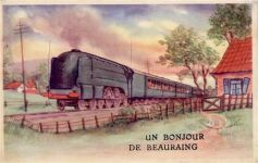 Beauraing - Beauraing (Belgien) Leporello, Eisenbahn II (Stauchungen