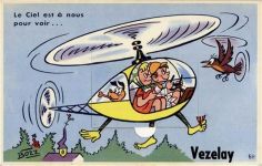 89450 Vezelay - Vézelay (Frankreich) Leporello I-II