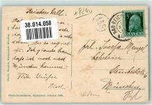 W8240 Berchtesgaden Gotzenalm Hochkönig Dr. Trenkler & Co. 1913