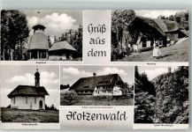 79737 W7881 Herrischried Gebrauchsspuren Gugelturm Oedlandkapelle Gasthaus Pension Hotzenhof Schloss Wieladingen Hornberg