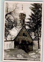 82467 W8101 Klais Winter Kapelle Fotograf Leissner