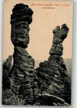 01824 O8325 Rosenthal , Sächs Schweiz 1906 Foto AK Sächsische Schweiz Herkulessäulen