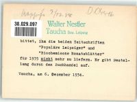 04416 O7113 Markkleeberg 1934 Ganzsache