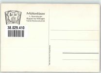 78078 W7735 Kappel , Schwarzw-Baar-Kr Lieder AK Gasthaus Mühlenklause Mühelnkausenlied