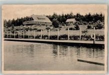 15837 O1632 Baruth , Mark 1937 - Kreisjugendherberge Hermann Göring mit Schwimmbad