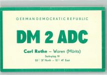 O2060 Waren Qsl-Karte