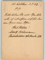 Faßt Kohlenklau! Ganzsache WK II 1943 Gebrauchsspuren