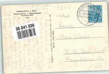 98711 O6315 Schmiedefeld am Rennsteig 1956 Foto AK Pension Ferienheim DSF