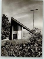 79859 W7826 Schluchsee Foto AK Ev. Petruskirche
