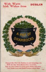 Dublin - Dublin (Irland) Leporello, Pot of Shamrocks I-II