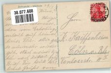 04736 O7305 Waldheim , Sachs 1919 - Zschopautal Beschriftung auf der Bildseite