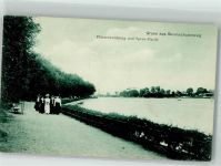 10115 O1195 Baumschulenweg 1909 Foto AK Baumschulenweg Plänterwaldsteig Spree-Partie