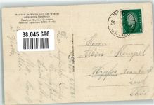 10115 W1000 Grunewald Gebrauchsspuren Aussichtsturm Kaiser Wilhelm -Turm Badewiese Ruderboot
