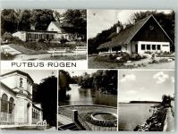 18581 O2353 Putbus Foto AK Gasthaus Rosencafe Jägerhütte