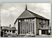 38678 W3392 Clausthal-Zellerfeld Foto AK St. Nikolaus Kirche VW Käfer