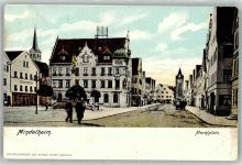 87719 W8948 Mindelheim Foto AK Marktplatz