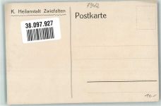 88529 W7942 Zwiefalten , Württ - Krankenhaus Heilanstalt