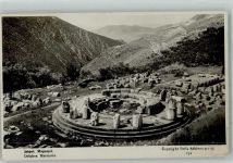 Delphi 1938 Foto AK Denkmal Antike