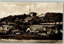86465 W8901 Welden b Augsburg Foto AK Panorama des Ortes mit der St. Thekla Kirche