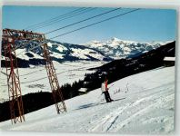 6364 Brixen im Thale Foto AK Winter Seilbahn Kandleralm