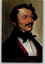 sign. Eichhorn Albert Gaetano Donizetti B.K.W.I. 874/29 Komponist Künstlerkarte