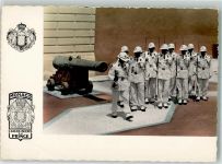 Monaco Gebrauchsspuren Uniform Kanone Carabiniers du Prince Schloss
