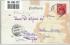 W2000 Hamburg Dackel Schießscheibe Tracht Ort handschriftlich Schützen 1898 Gebrauchsspuren