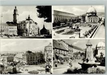 Pecs Foto AK Denkmal Omnibus Kirche