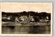01829 O8306 Wehlen Stadt 1937 Foto AK Panorama des Ortes an der Elbe mit Hotel Deutsches Reich