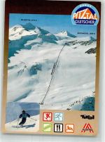 6481 St. Leonhard im Pitztal Winter FliegeraufnahmePitztaler Gletscherbahn